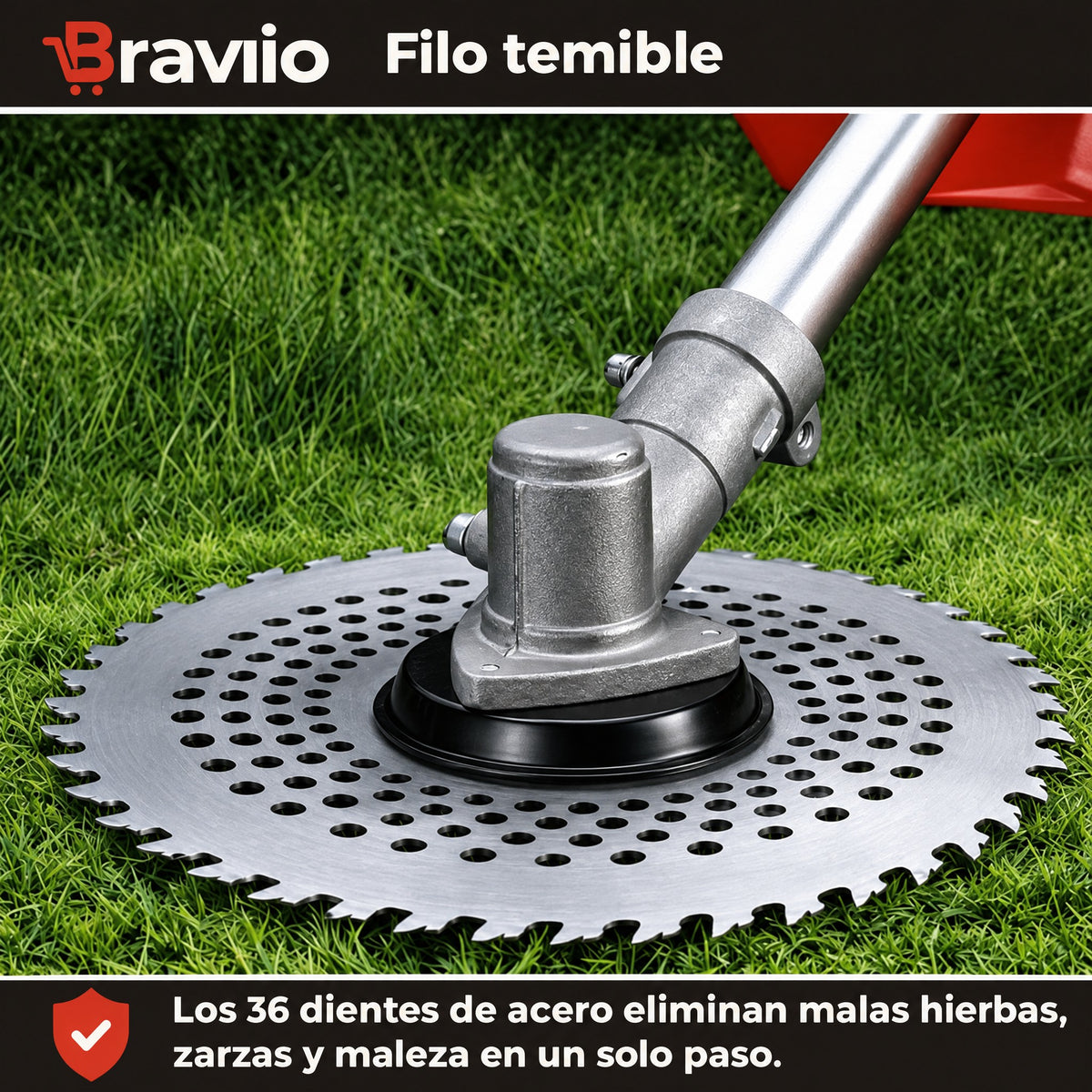 G90 PRO Bravio 36 dientes de acero