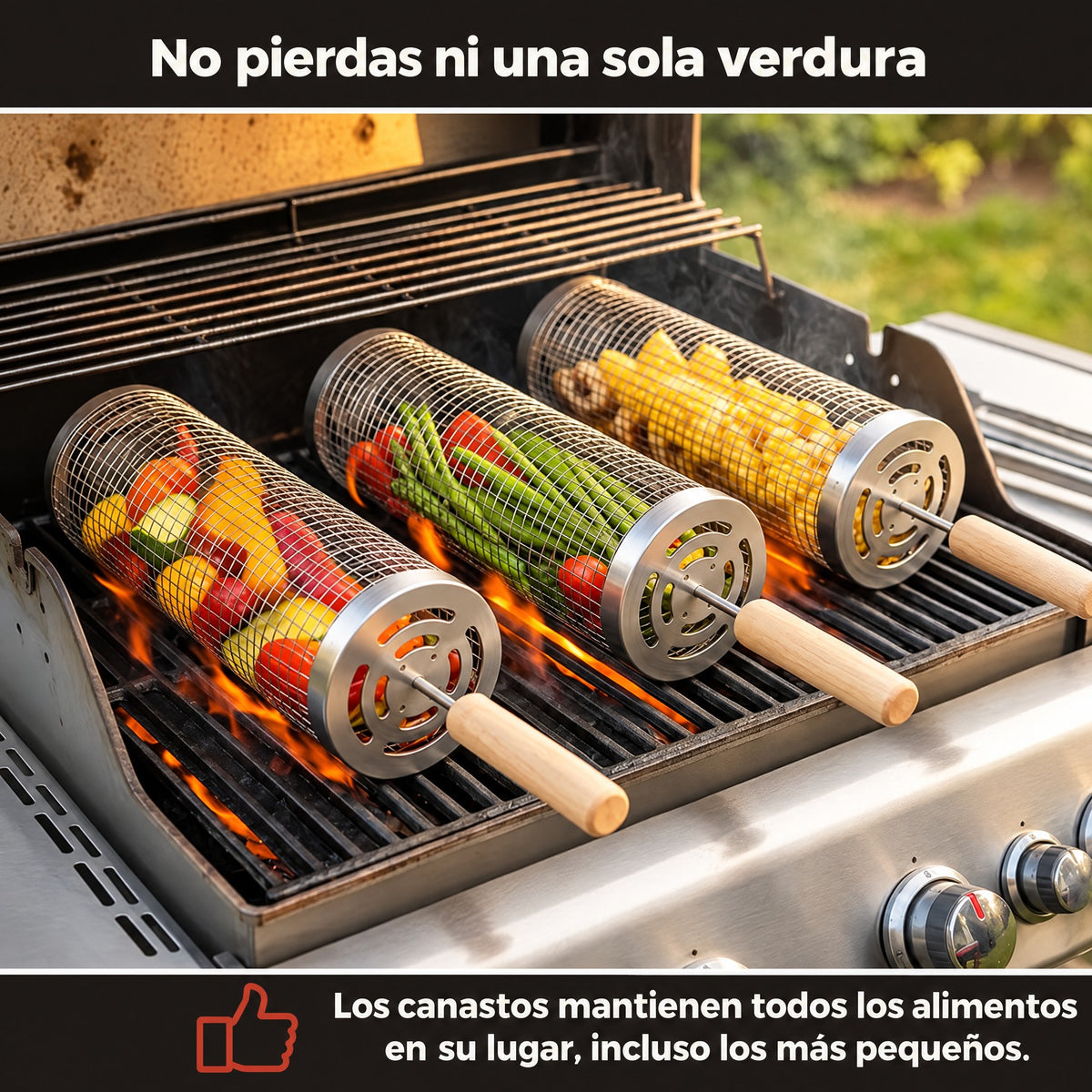 GrillMaster Bravio no pierdas ni una verdura