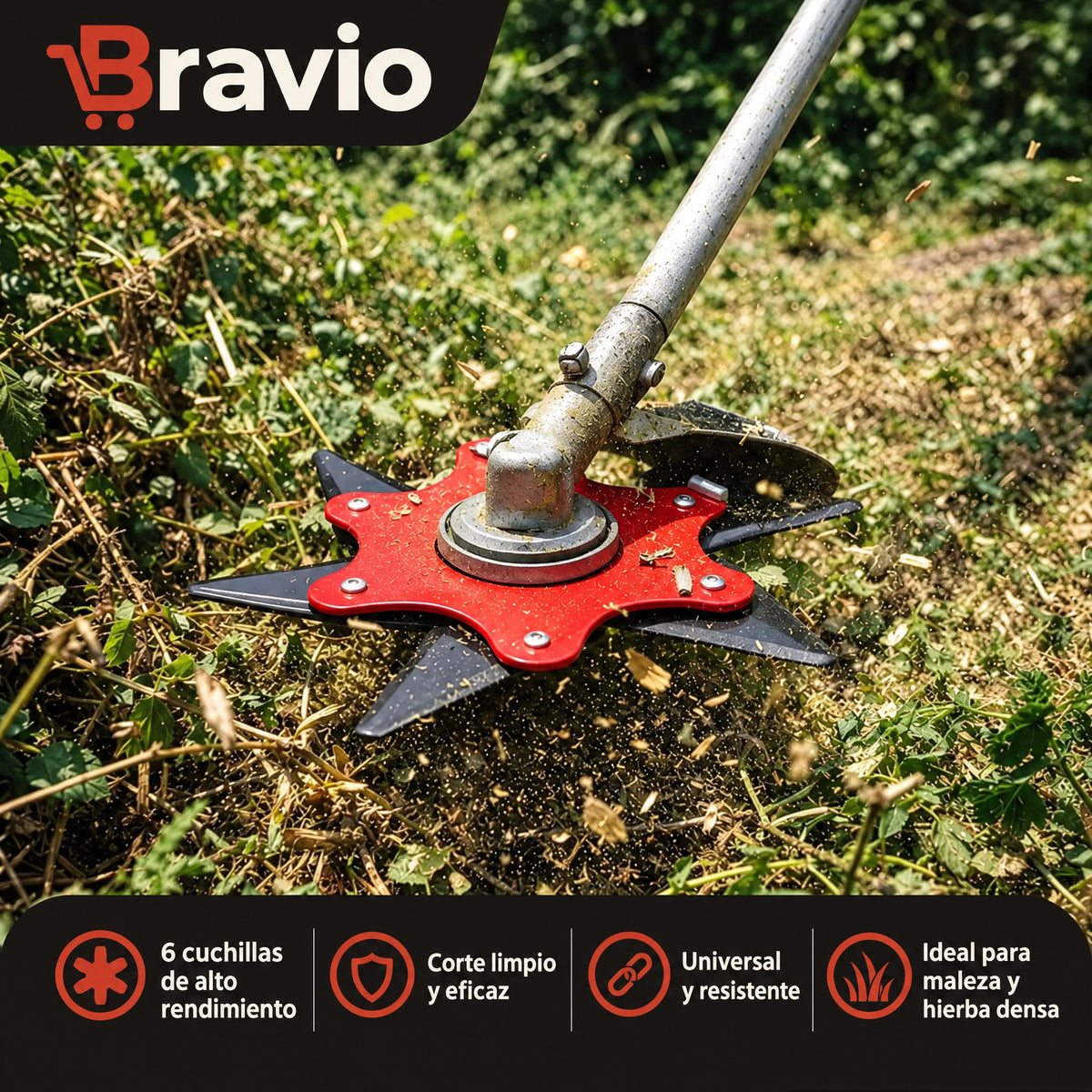 G60 PRO Bravio cortando maleza