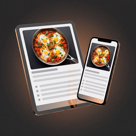Los recetarios en tablet y móvil