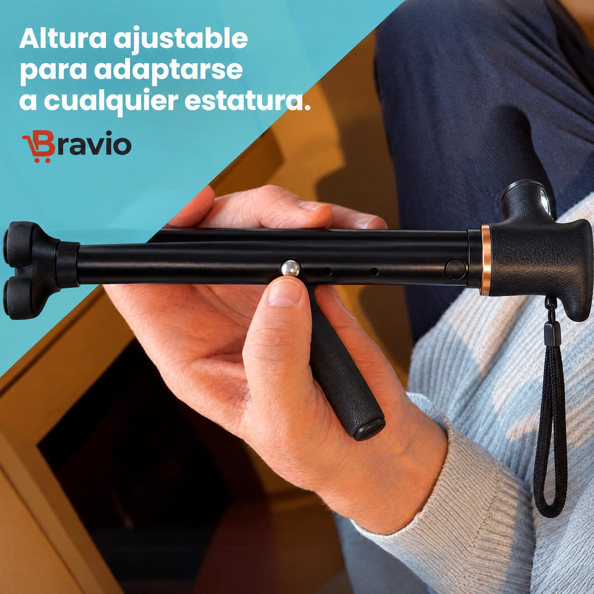 Bastón de apoyo Bravio