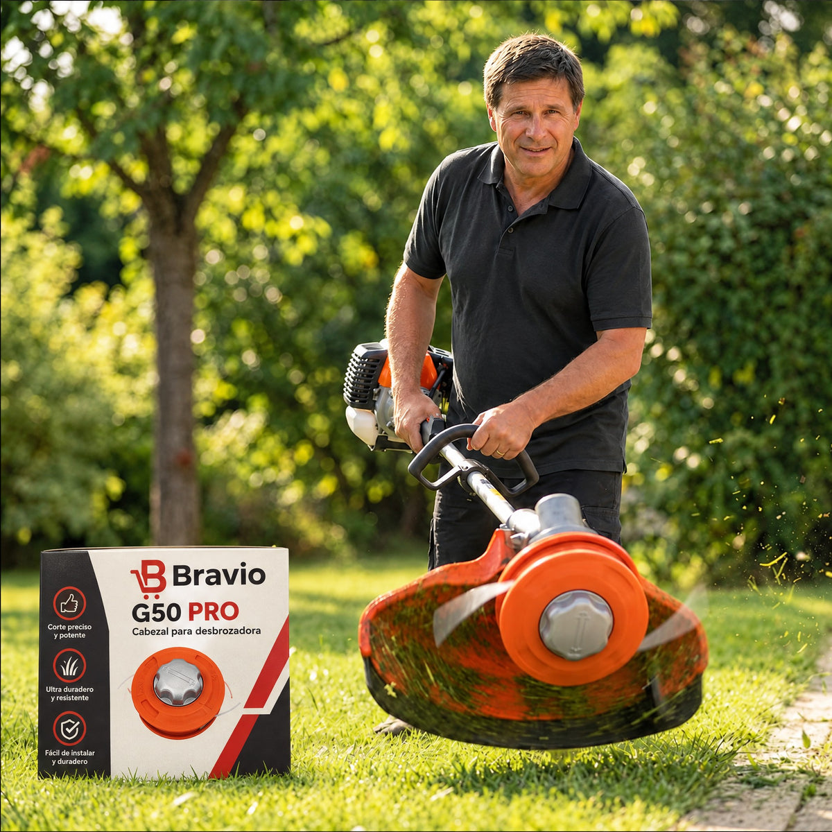 G50 PRO Bravio en el jardín