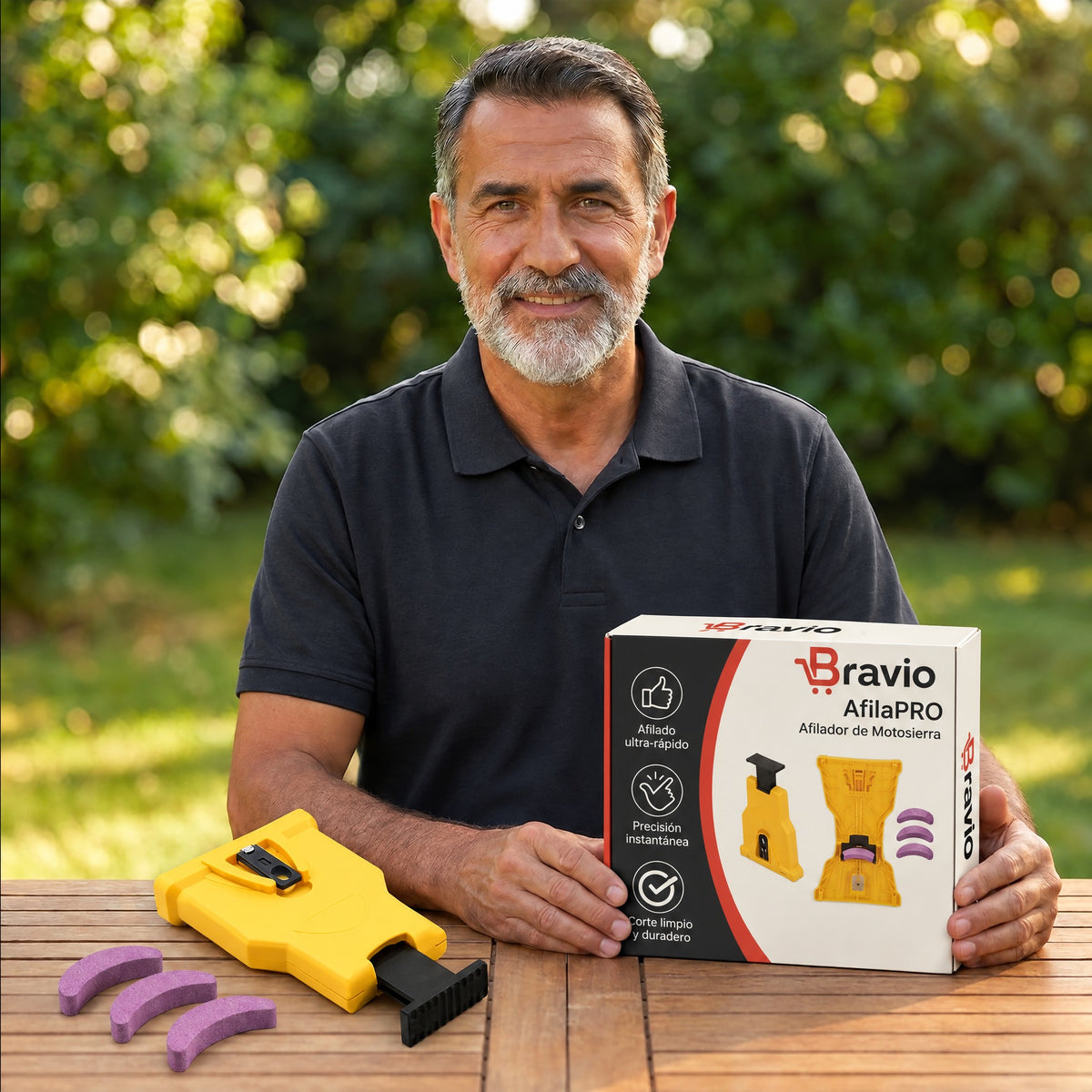 AfilaPRO Bravio con su caja
