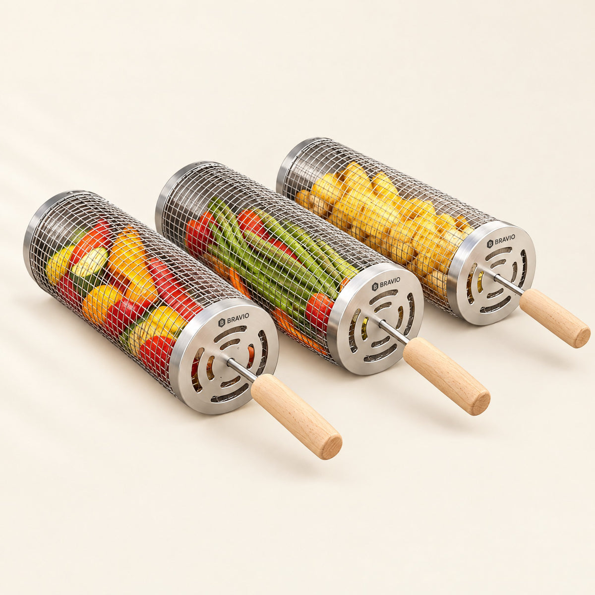 GrillMaster Bravio cestas para barbacoa
