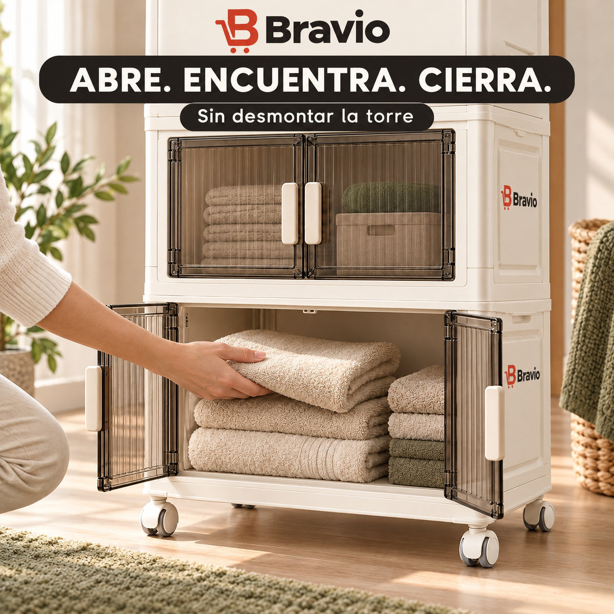 Contenedores Bravio XXL abre encuentra cierra