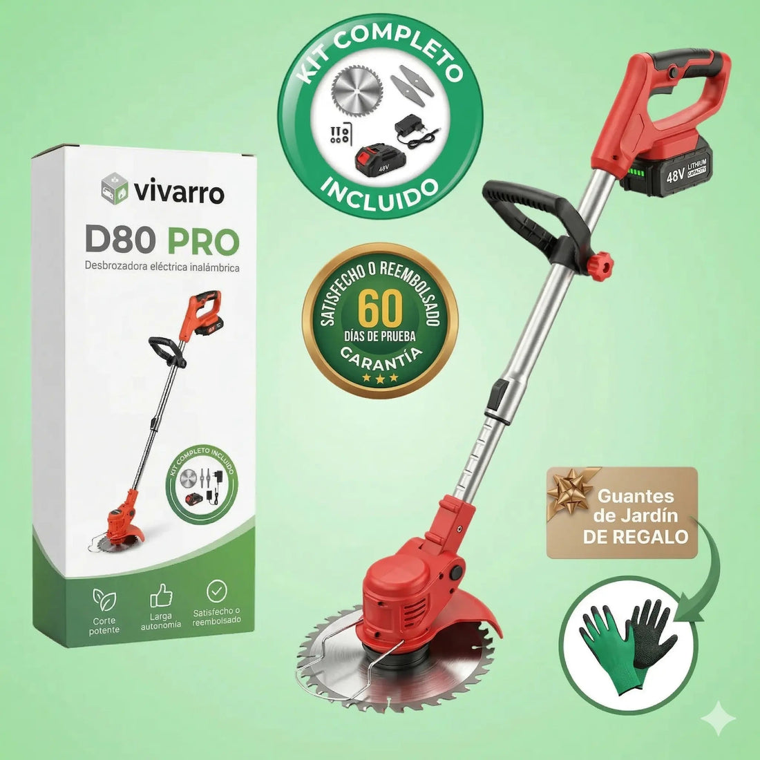 D80 PRO kit completo con garantía de 60 días