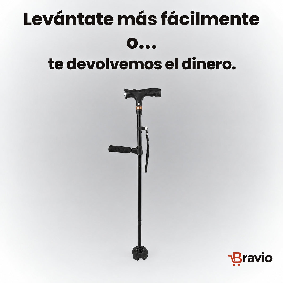 Bastón de apoyo Bravio