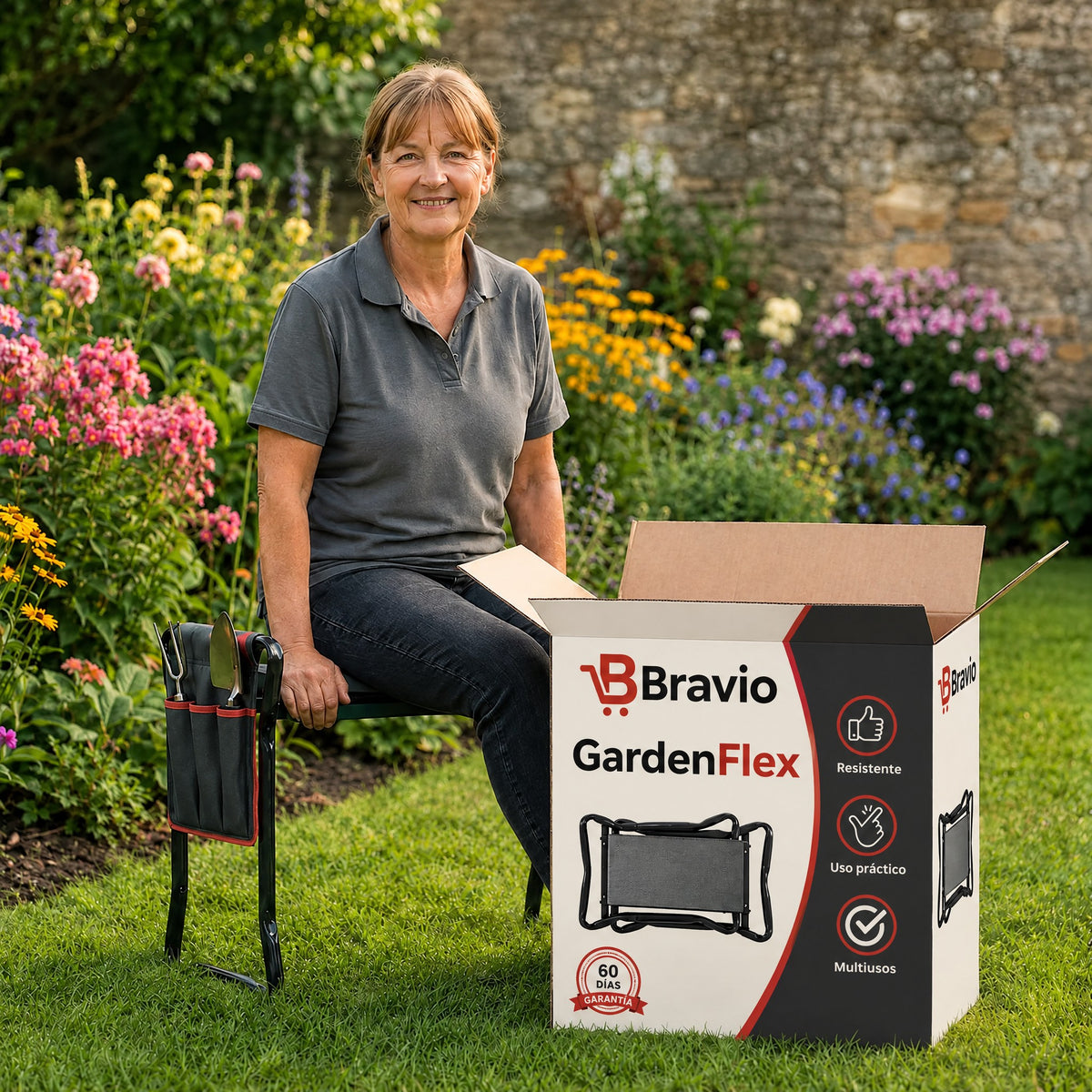 GardenFlex Bravio en el jardín
