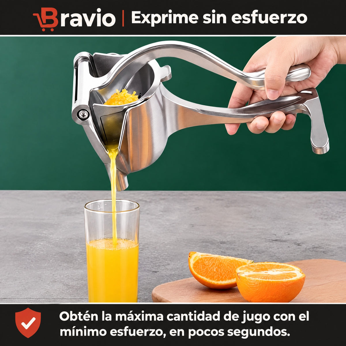 CitruMax Bravio exprime sin esfuerzo