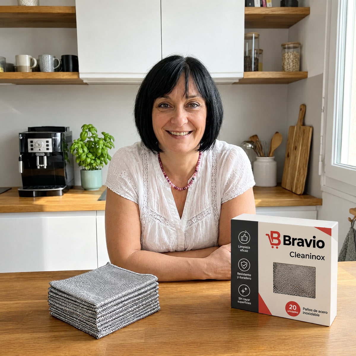 Cleaninox Bravio en la cocina