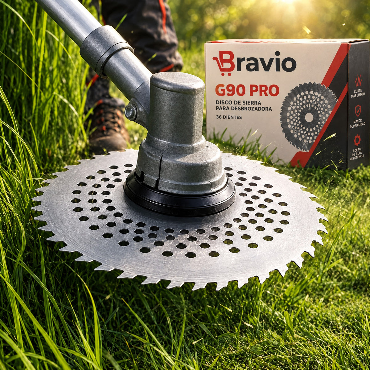 G90 PRO Bravio en el jardín