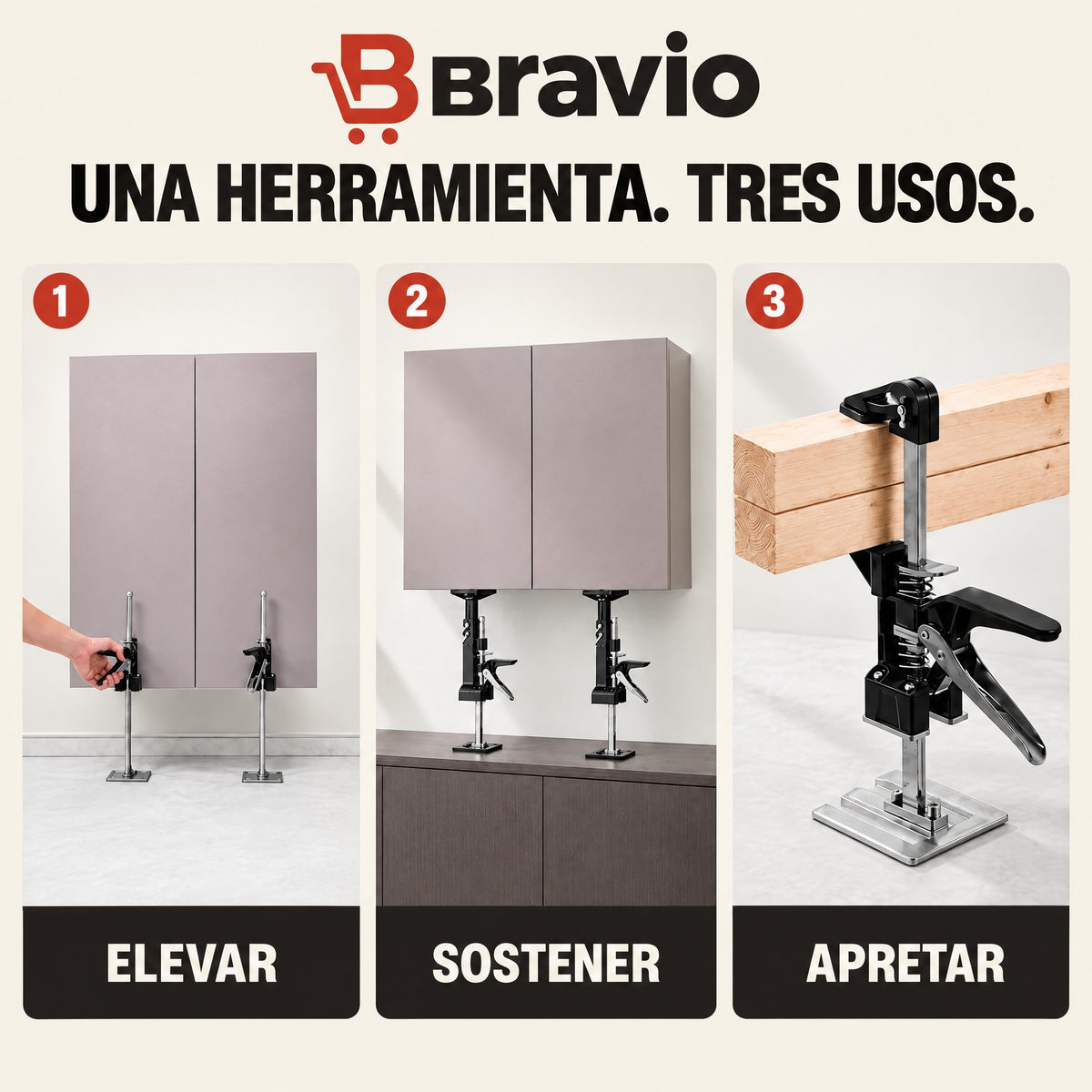 Gato manual Bravio elevar sostener apretar